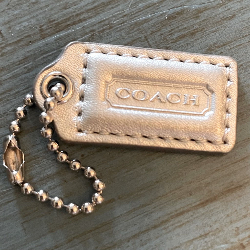 Euc Coach Silver Tag Xs